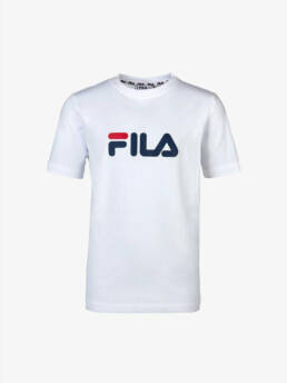 T-shirt basic bianca ragazzo/a Fila